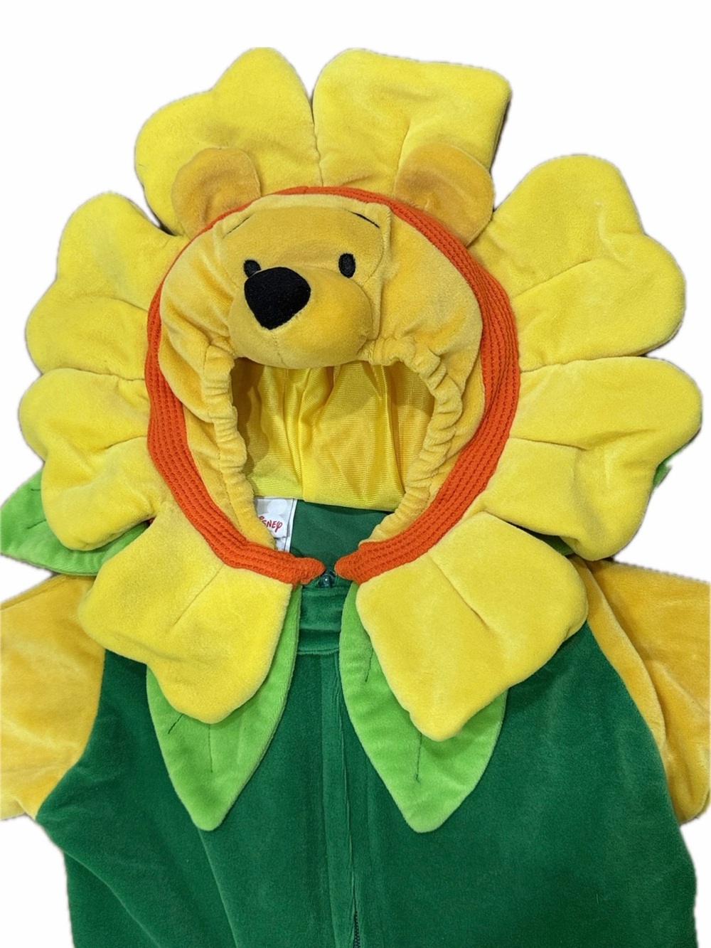 VTG Disney Store Plush Sunflower Winnie The Pooh Bunting Costume 0-3M EUC